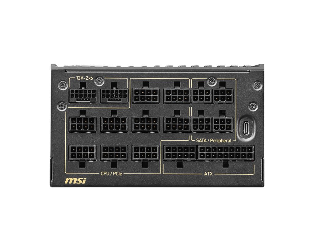 Msi 1600W 80+ Titanium MEG Ai1600T PCIE5 Msi 1600W 80+ Titanium MEG Ai1600T PCIE5