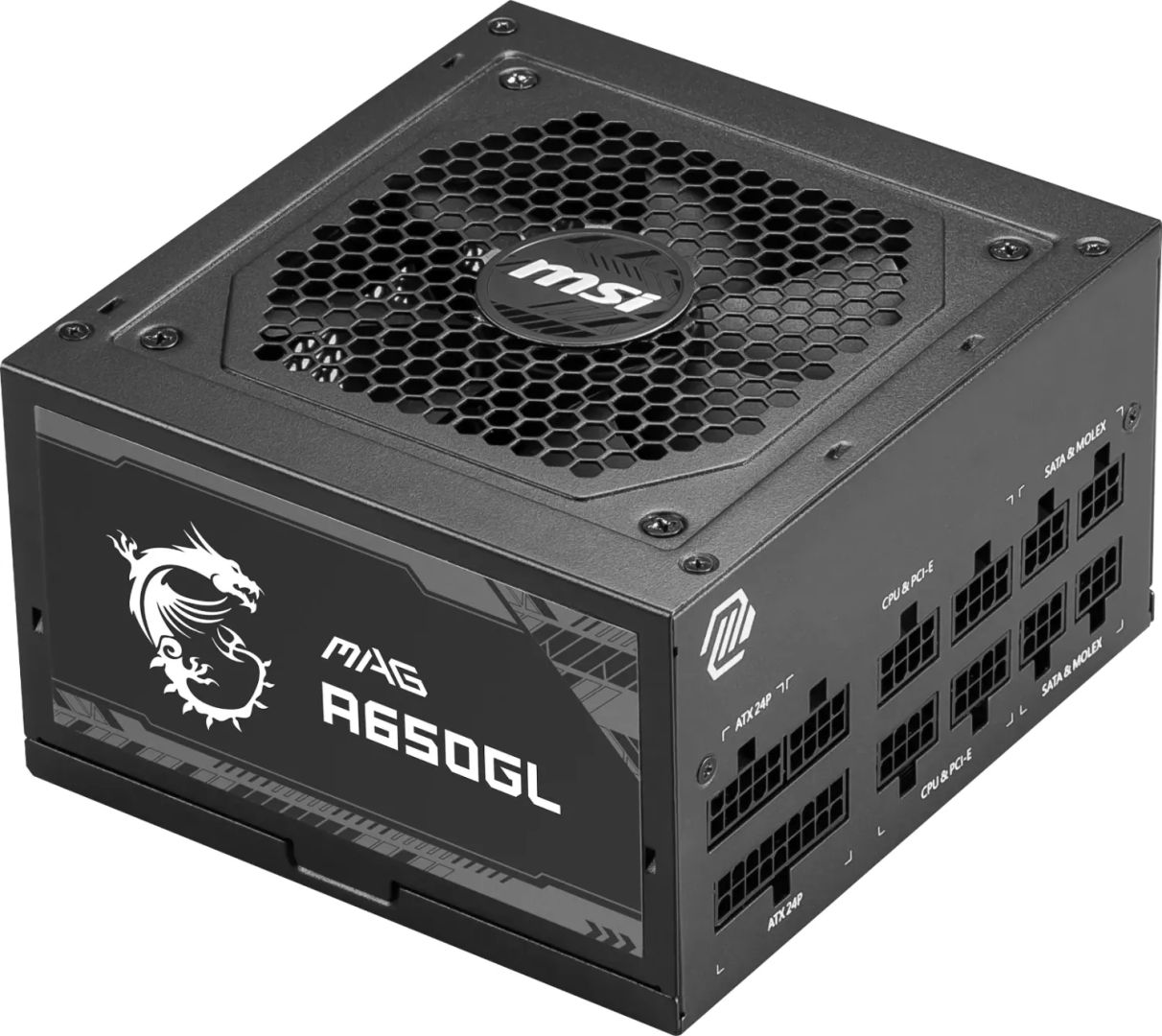 Tápegység Msi 650W 80+ Gold MAG A650GL Tápegység Msi 650W 80+ Gold MAG A650GL