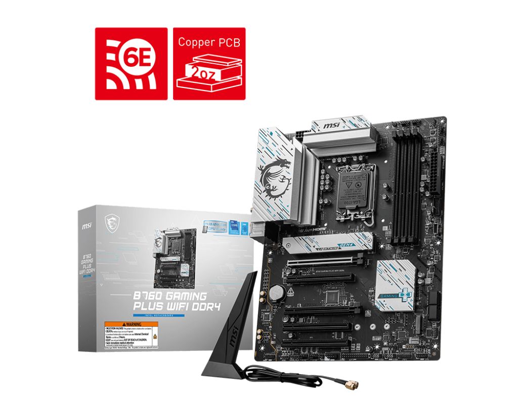 Alaplap Msi B760 GAMING PLUS WIFI DDR4 Alaplap Msi B760 GAMING PLUS WIFI DDR4
