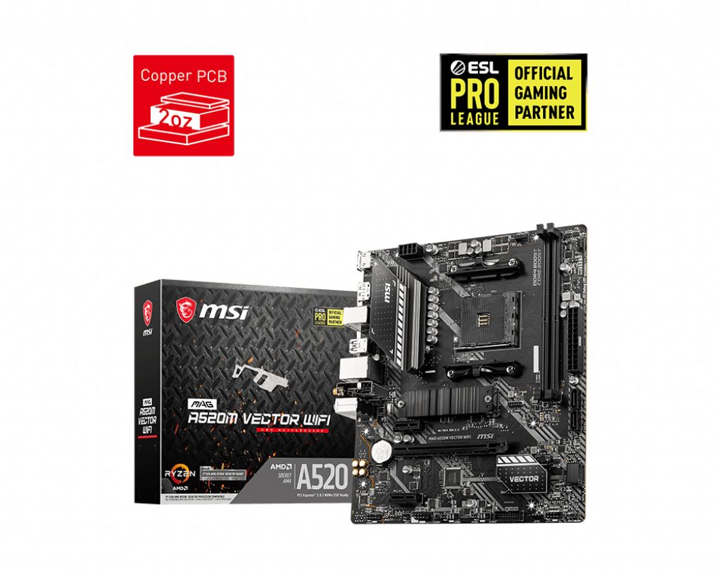 Alaplap Msi MAG A520M VECTOR WIFI Alaplap Msi MAG A520M VECTOR WIFI