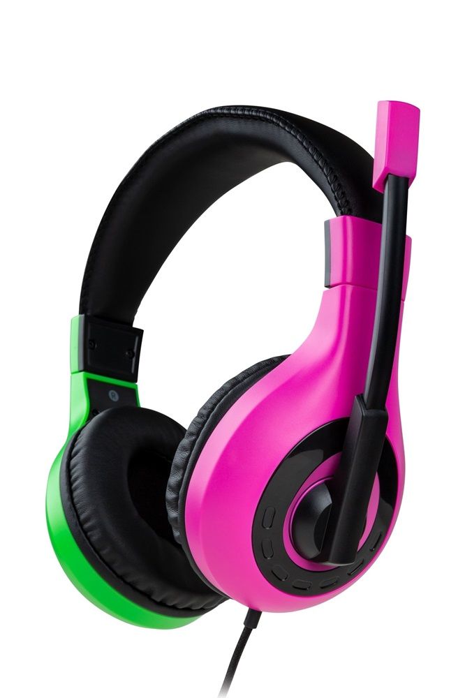 Nacon Stereo Gaming Headset for Nintendo Switch Splatoon Green/Pink Nacon Stereo Gaming Headset for Nintendo Switch Splatoon Green/Pink