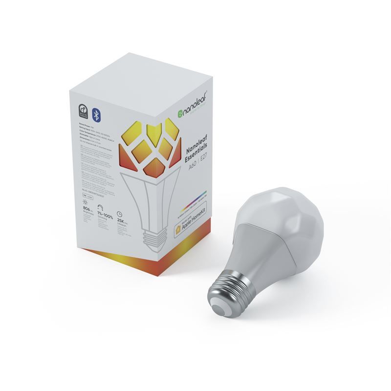 Világítástechnika Nanoleaf Essentials Smart A19 Bulb, E27 Világítástechnika Nanoleaf Essentials Smart A19 Bulb, E27