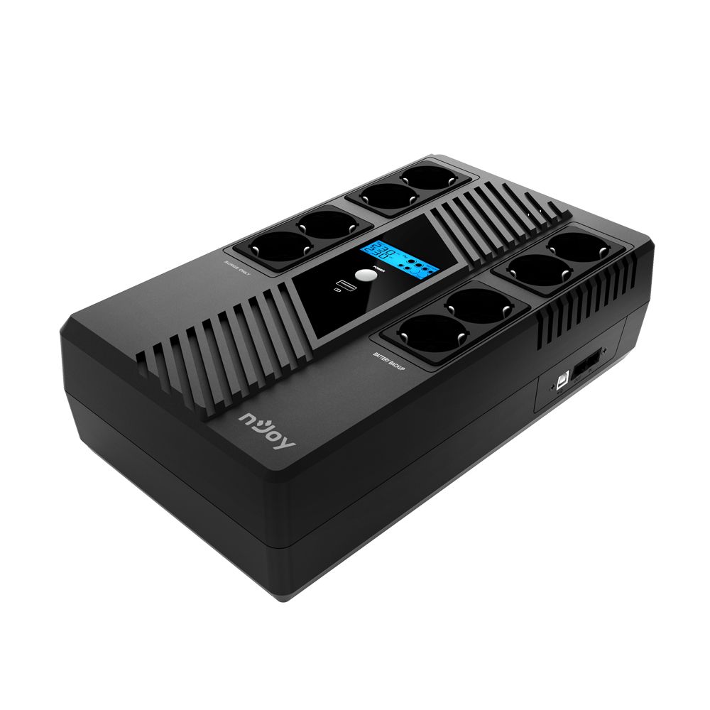 Njoy UPCSBLS680TTOAZ01B Token 800 LCD 800VA UPS Njoy UPCSBLS680TTOAZ01B Token 800 LCD 800VA UPS