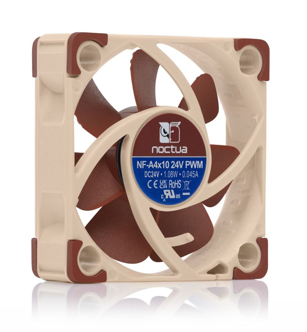 Ventilátorok, Hűtők, Előlapi panelek Noctua NF-A4x10 24V PWM