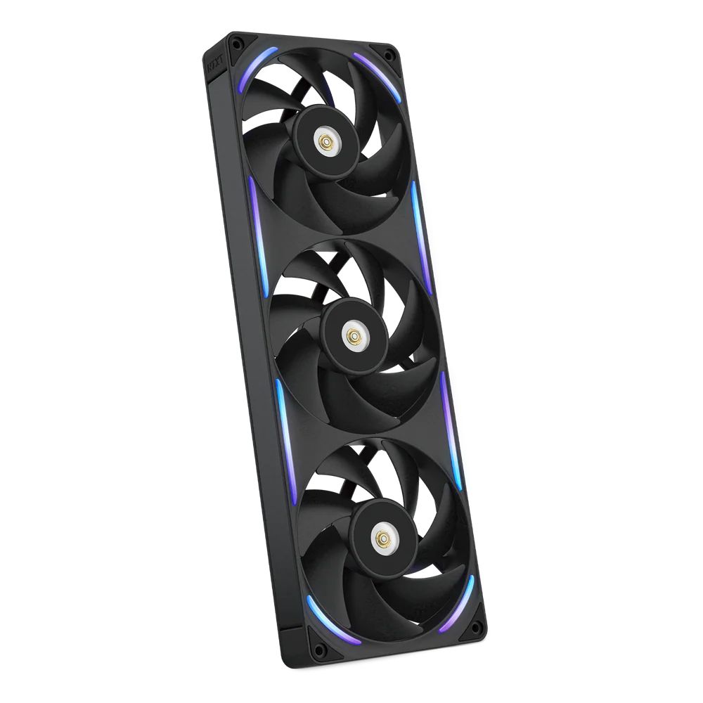 Ventilátorok, Hűtők, Előlapi panelek NZXT F360X 360mm Performance RGB Single-Frame Fan Black