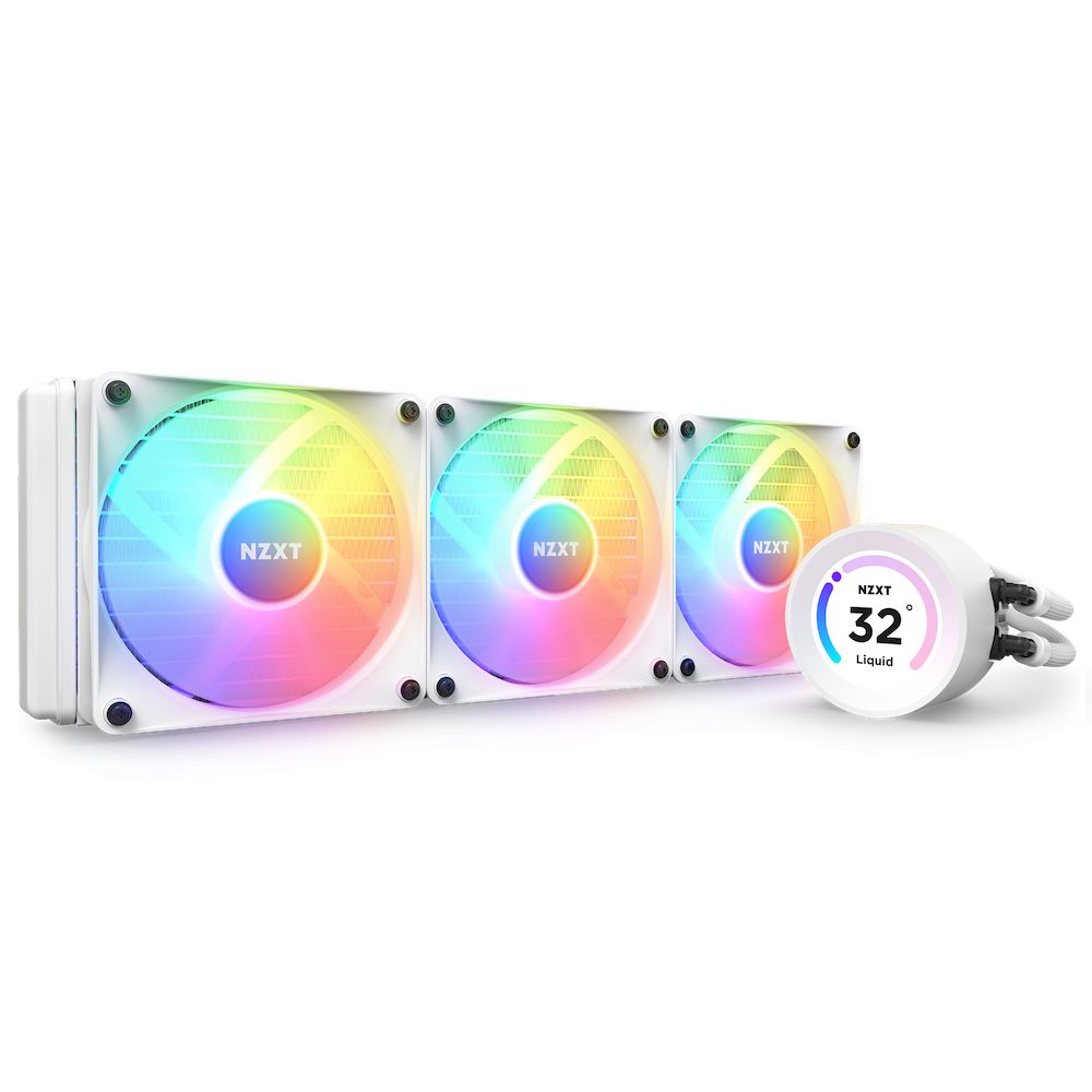 Ventilátorok, Hűtők, Előlapi panelek NZXT Kraken Elite 360 RGB White Ventilátorok, Hűtők, Előlapi panelek NZXT Kraken Elite 360 RGB White