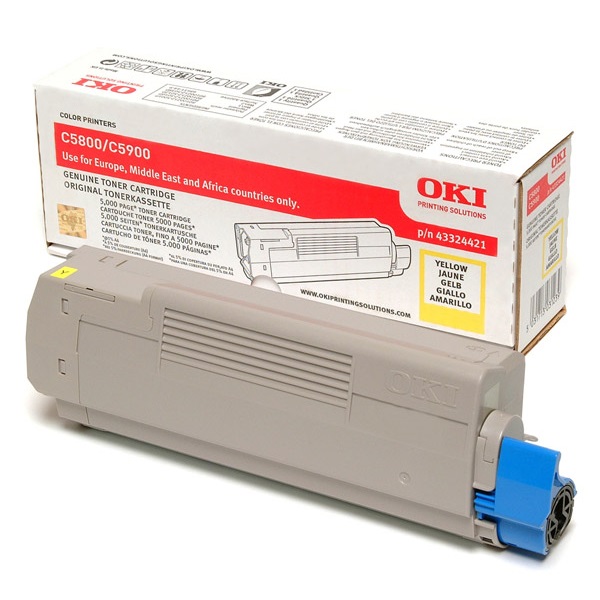 Toner Oki C58/59/5550MFP Yellow toner