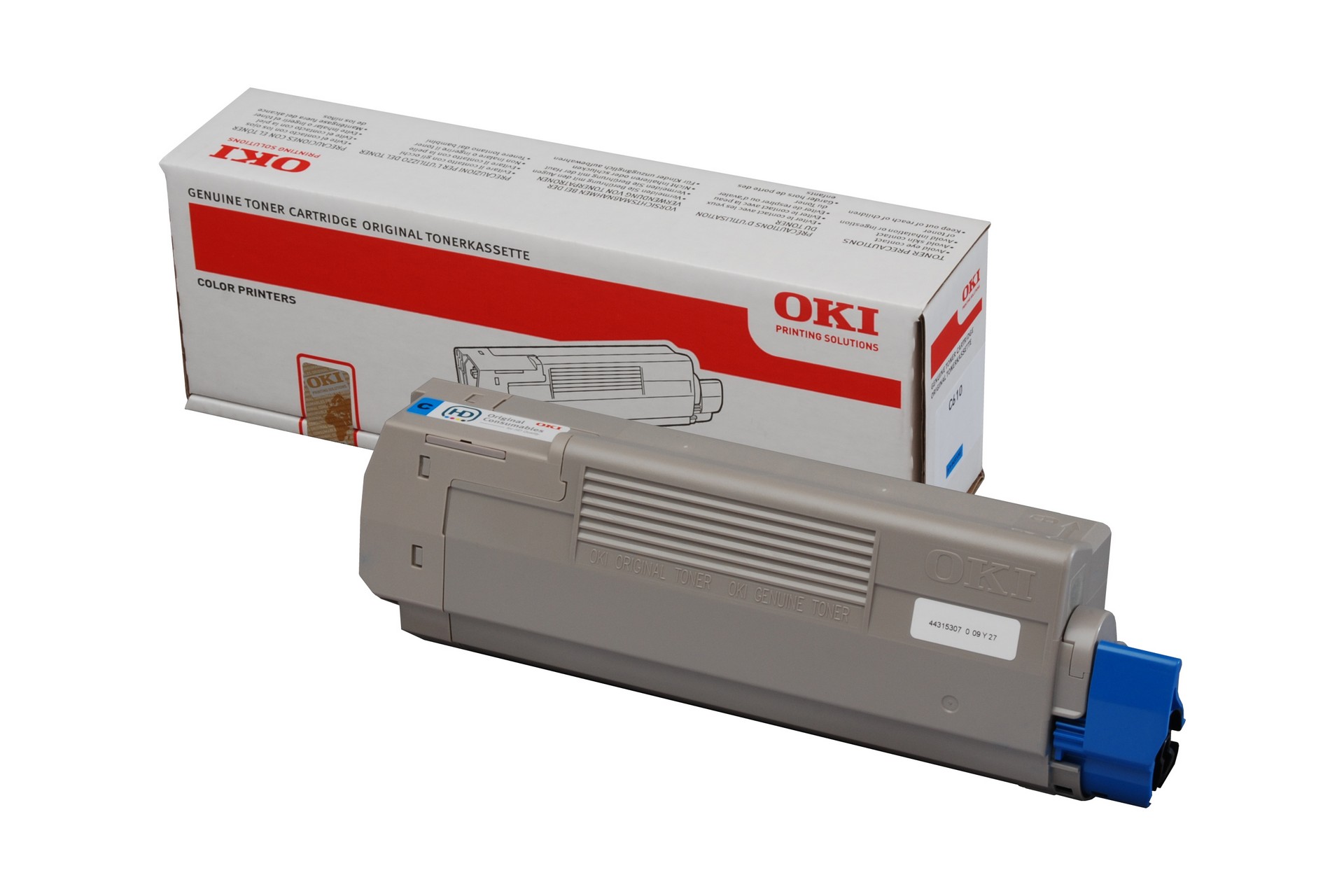 Toner Oki C610 Cyan toner Toner Oki C610 Cyan toner