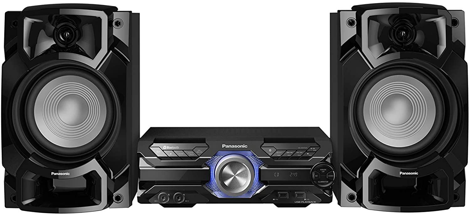 Hi-fi Panasonic SC-AKX520E High Power Audio System with CD Player and DJ Karaoke Effects Black Hi-fi Panasonic SC-AKX520E High Power Audio System with CD Player and DJ Karaoke Effects Black