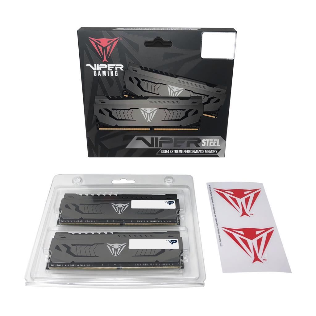 Memória Patriot 64GB DDR4 3200MHz Kit(2x32GB) Viper Steel