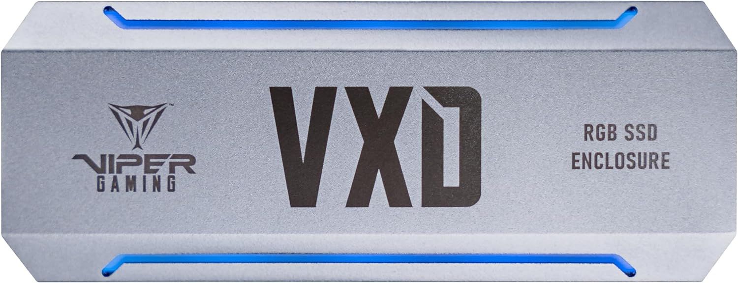 Mobilrack / Beépítő keret Patriot VXD RGB M.2 SSD Enclosure Silver Mobilrack / Beépítő keret Patriot VXD RGB M.2 SSD Enclosure Silver