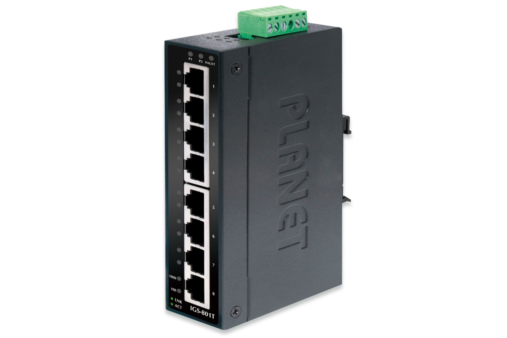 Switch Planet PLANET IP30 Slim type 8-Port Industrial