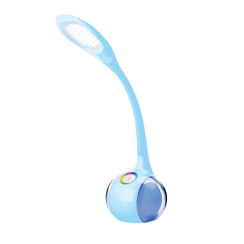 Világítástechnika Platinet Desk Lamp 7W + Night Light Blue