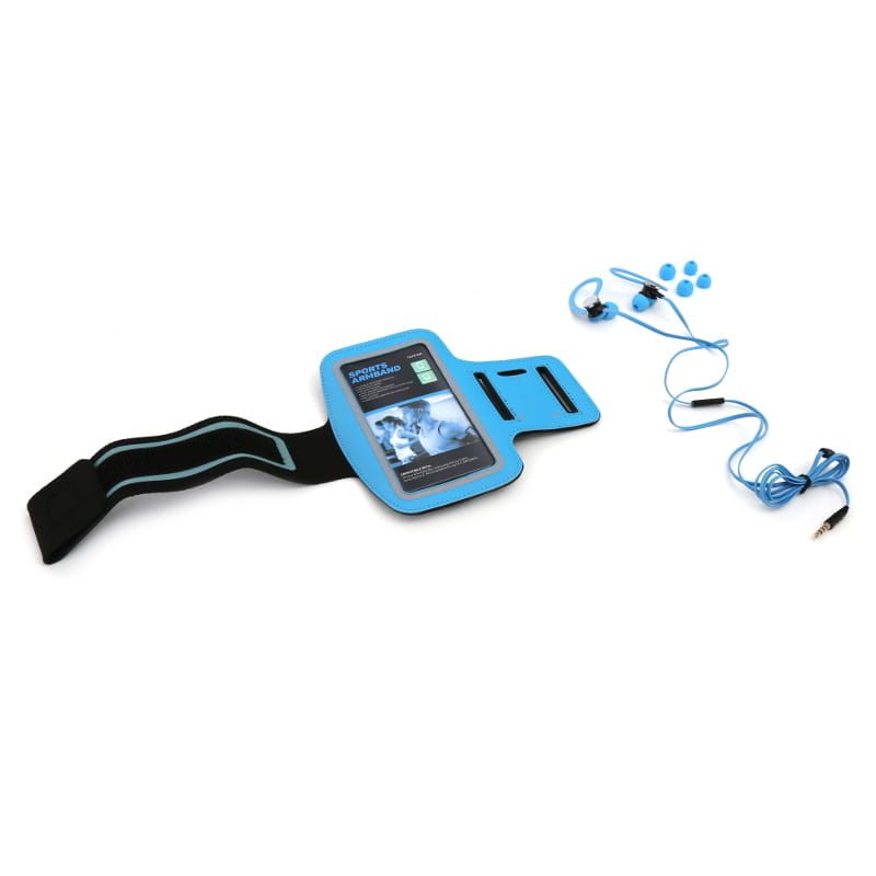 Platinet PM1070BL Sport Headset + Arm Band Blue Platinet PM1070BL Sport Headset + Arm Band Blue