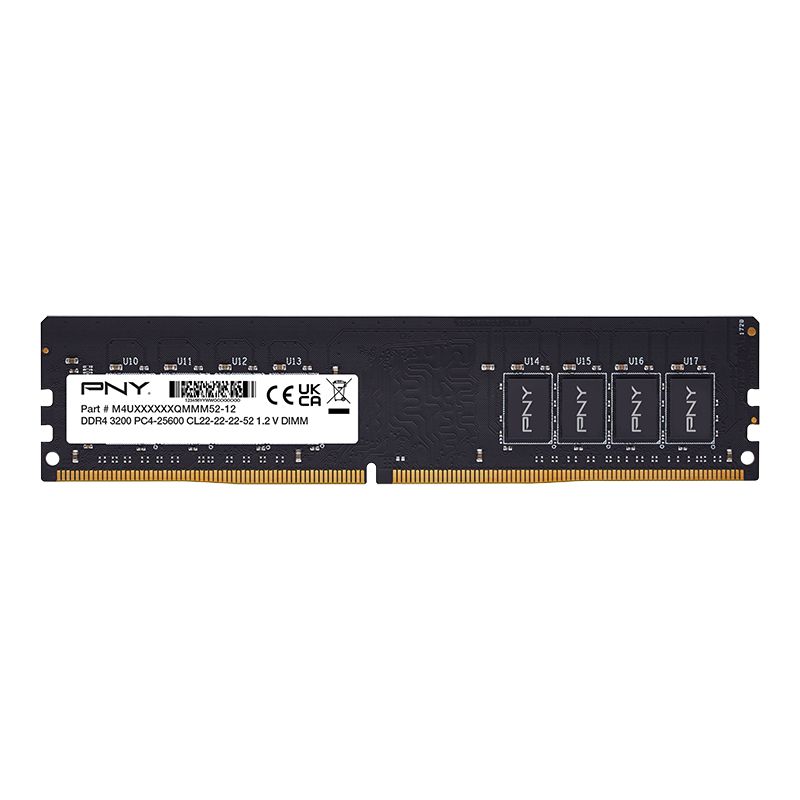 Memória PNY 32GB DDR4 3200MHz Black Memória PNY 32GB DDR4 3200MHz Black