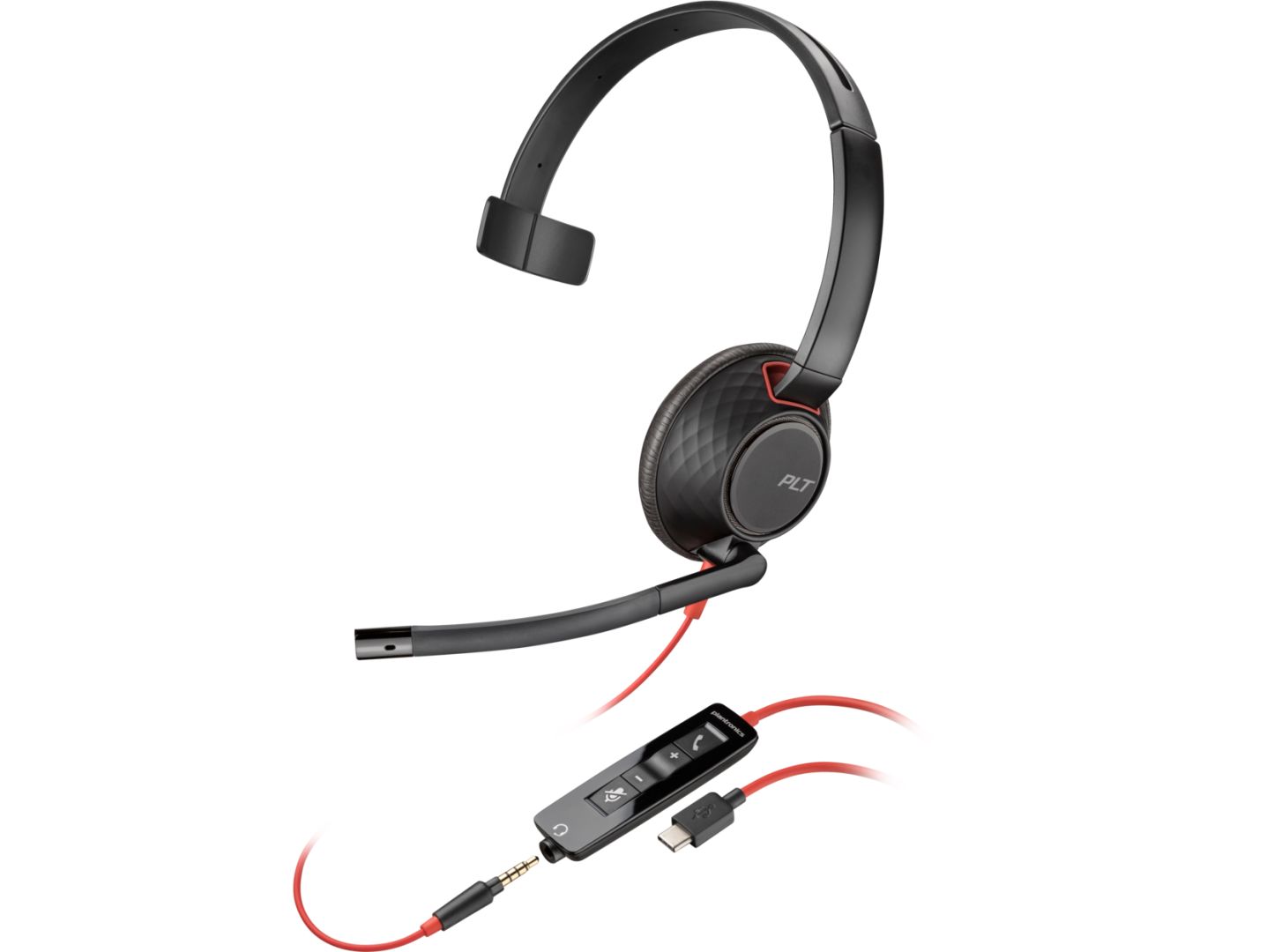 Poly Plantronics Blackwire 5210 USB-C Headset Black Poly Plantronics Blackwire 5210 USB-C Headset Black