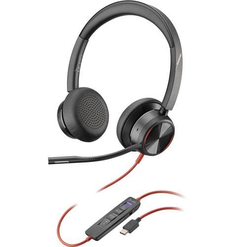 Poly Plantronics Blackwire 8225-M USB-C Headset Black Poly Plantronics Blackwire 8225-M USB-C Headset Black