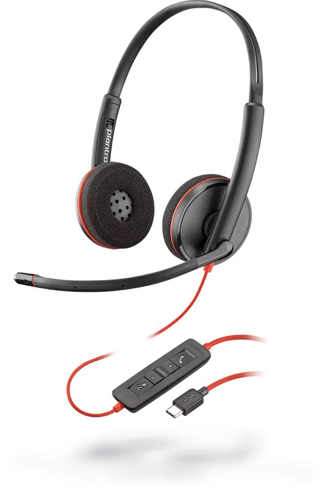 Poly Plantronics Blackwire C3210 USB-C Headset Black Poly Plantronics Blackwire C3210 USB-C Headset Black