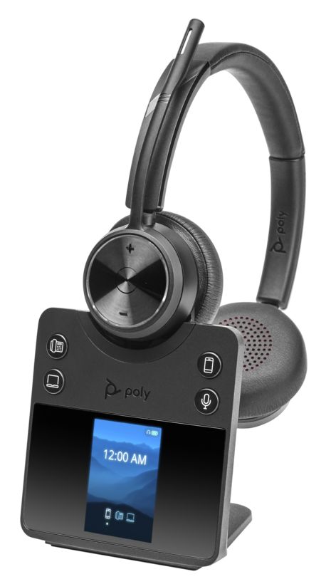 Poly Plantronics Savi 7420 Office USB-A/USB-C DECT Wireless Headset Black Poly Plantronics Savi 7420 Office USB-A/USB-C DECT Wireless Headset Black