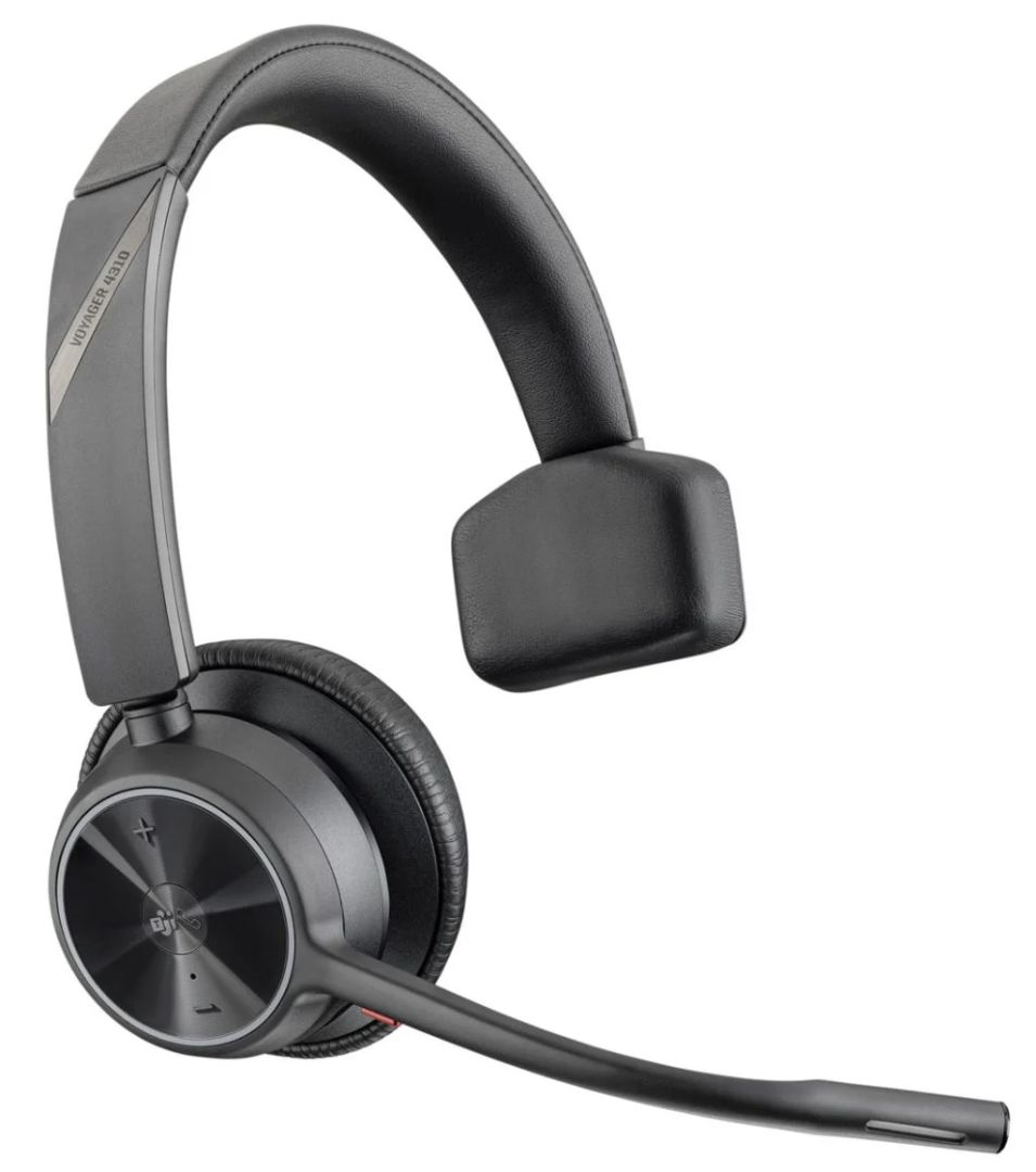 Poly Plantronics Voyager 4310 UC Wireless Bluetooth Headset for MS Teams Black Poly Plantronics Voyager 4310 UC Wireless Bluetooth Headset for MS Teams Black