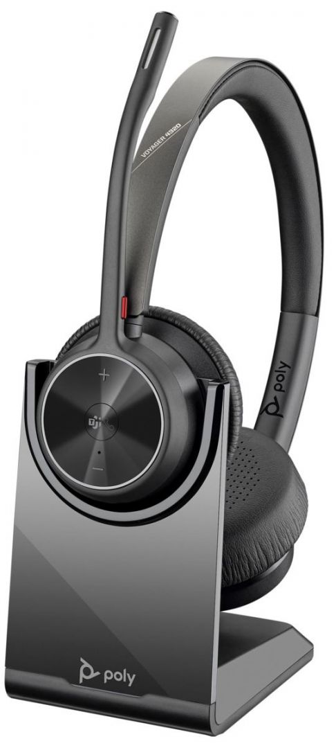 Poly Plantronics Voyager 4320-M UC Bluetooth Headset Black Poly Plantronics Voyager 4320-M UC Bluetooth Headset Black