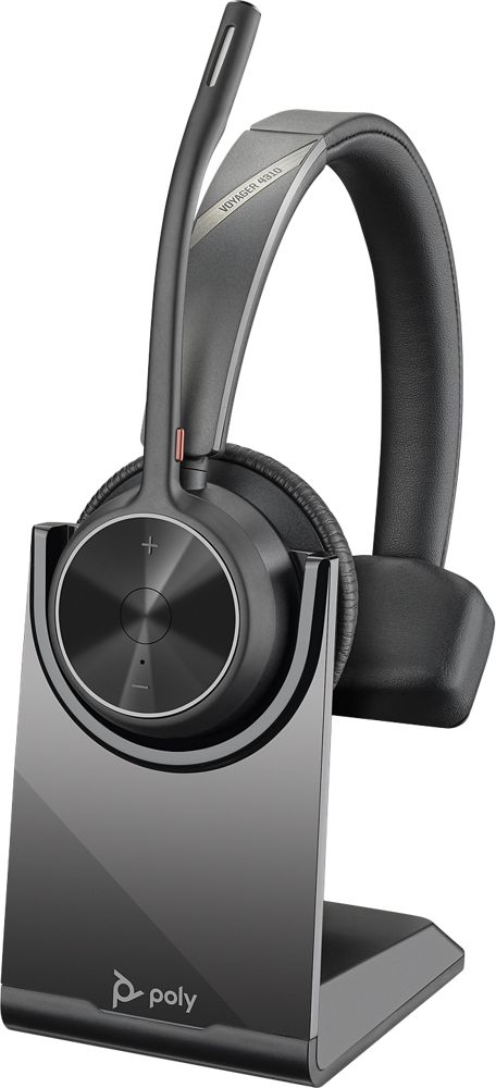 Poly Plantronics Voyager 4320-M Wireless Bluetooth Headset Black Poly Plantronics Voyager 4320-M Wireless Bluetooth Headset Black
