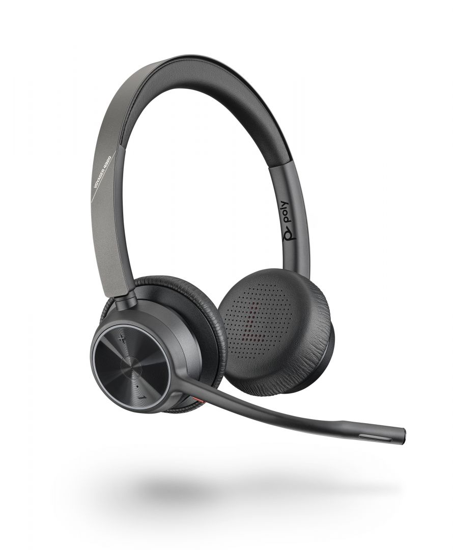 Poly Plantronics Voyager 4320 UC Bluetooth Headset Black Poly Plantronics Voyager 4320 UC Bluetooth Headset Black