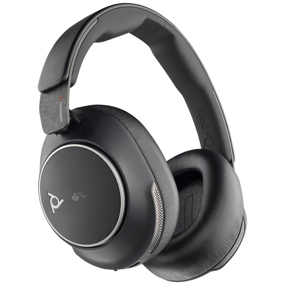 Poly Plantronics Voyager Surround 80 UC Teams USB-C/USB-A Wireless Bluetooth Headset Black Poly Plantronics Voyager Surround 80 UC Teams USB-C/USB-A Wireless Bluetooth Headset Black