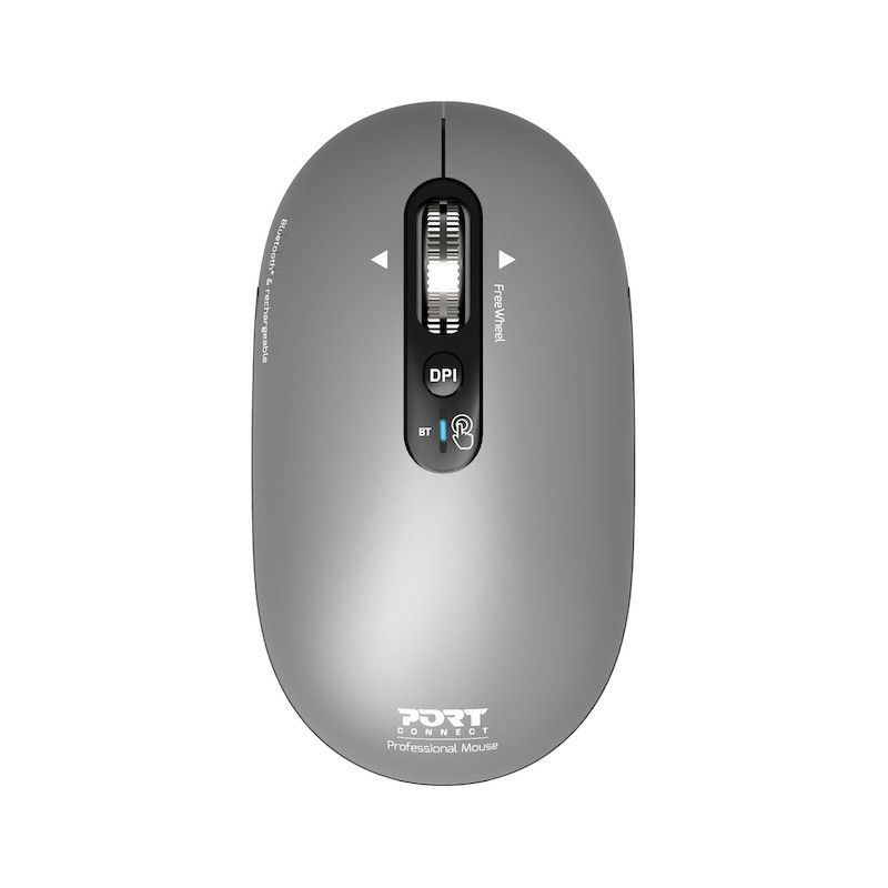 Port Designs Pure MAC Wireless Bluetooth Mouse Silver Port Designs Pure MAC Wireless Bluetooth Mouse Silver
