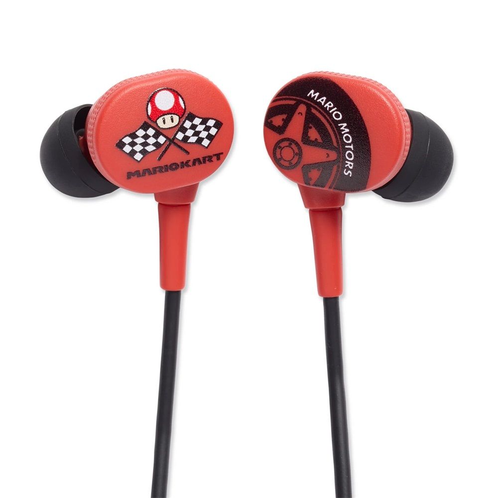 PowerA Wired Earbuds for Nintendo Switch Mario Kart Motors PowerA Wired Earbuds for Nintendo Switch Mario Kart Motors