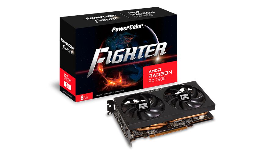 Videókártya PowerColor RX 7600 8GB DDR6 Fighter Videókártya PowerColor RX 7600 8GB DDR6 Fighter