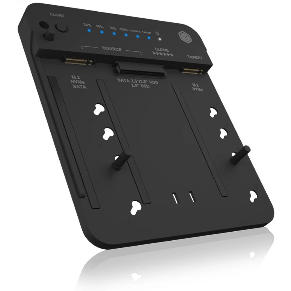Mobilrack / Beépítő keret Raidsonic IB-2913MCL-C31 Docking Station Black Mobilrack / Beépítő keret Raidsonic IB-2913MCL-C31 Docking Station Black