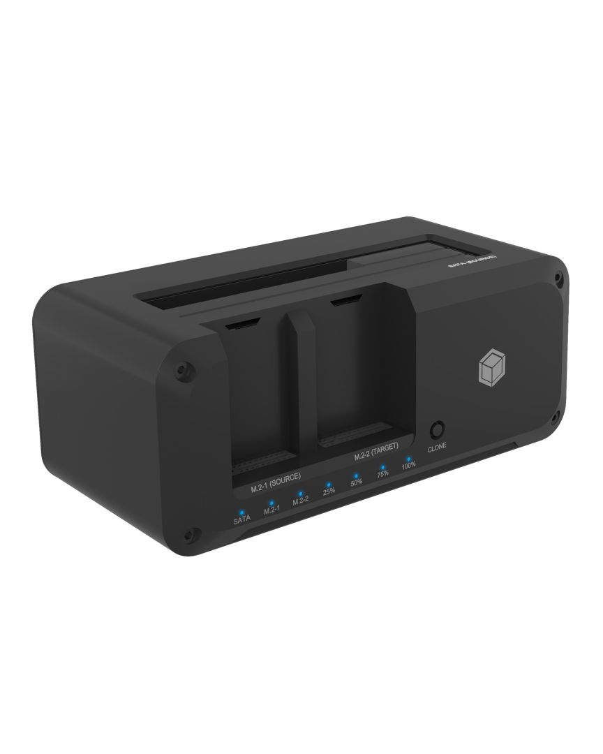 Mobilrack / Beépítő keret Raidsonic IB-2924MSCL-C31 Clone DockingStation for SATA M.2 HDDs/SSDs Mobilrack / Beépítő keret Raidsonic IB-2924MSCL-C31 Clone DockingStation for SATA M.2 HDDs/SSDs