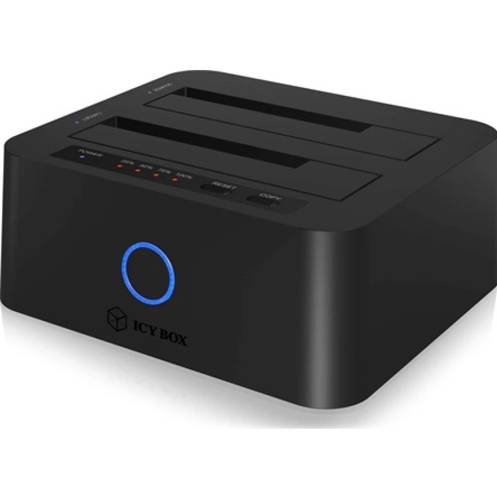 Mobilrack / Beépítő keret Raidsonic ICY BOX IB-1232CL-U3 2-bay Docking and CloneStation Black Mobilrack / Beépítő keret Raidsonic ICY BOX IB-1232CL-U3 2-bay Docking and CloneStation Black