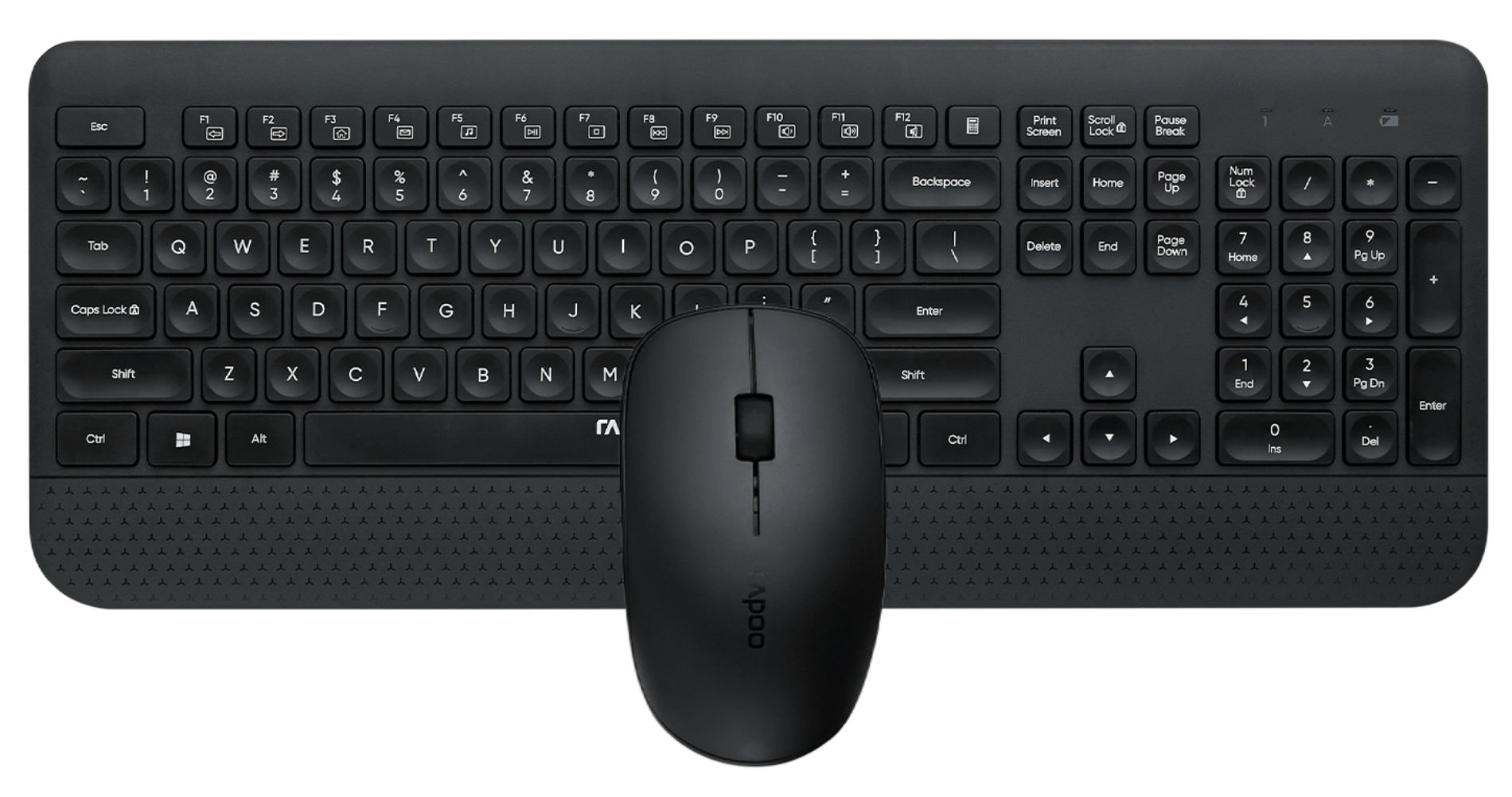 Billentyűzet Rapoo X3500 Wireless Keyboard Optical Mouse Black HU Billentyűzet Rapoo X3500 Wireless Keyboard Optical Mouse Black HU