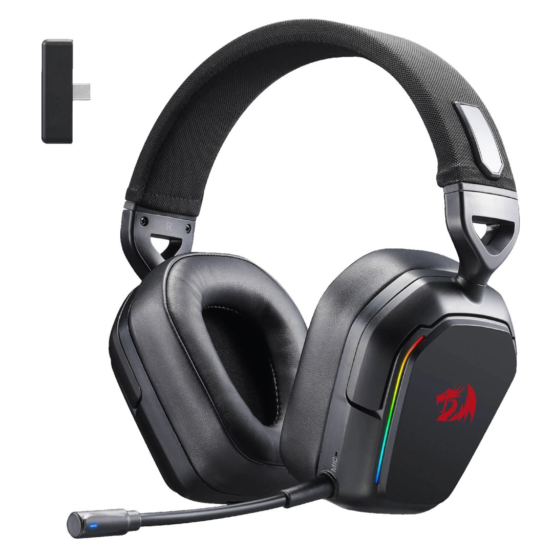 Redragon H868 Wireless Bluetooth RGB Gaming Headset Black Redragon H868 Wireless Bluetooth RGB Gaming Headset Black