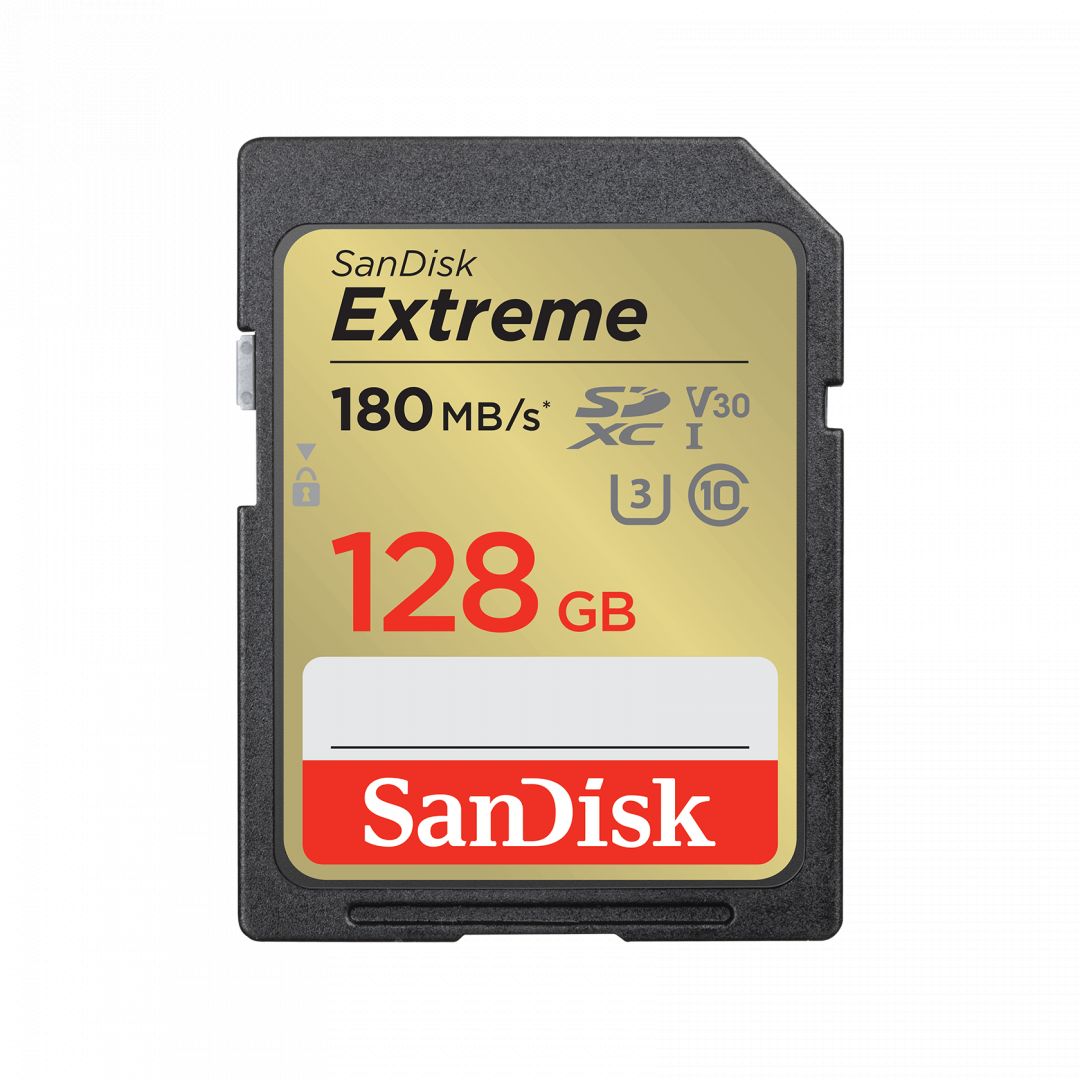 Memóriakártya Sandisk 128GB SDXC Class 10 U3 V30 Extreme