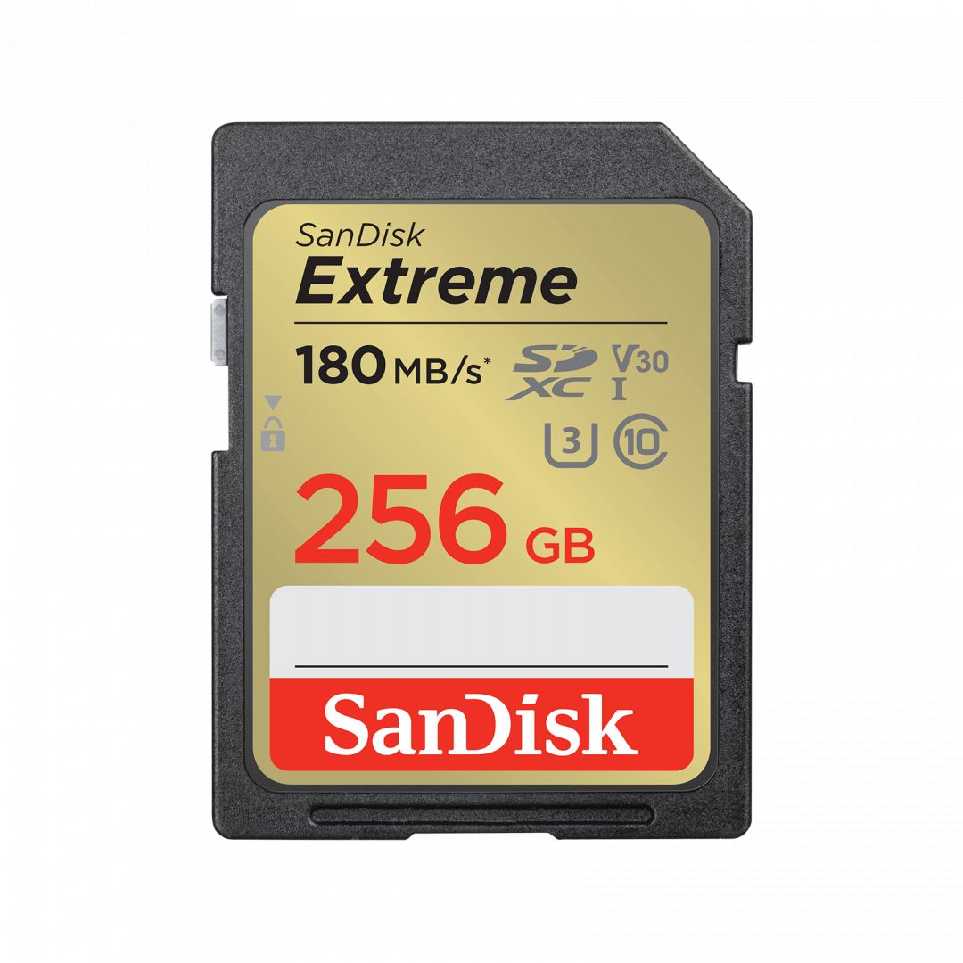 Memóriakártya Sandisk 256GB SDXC Class 10 U3 V30 Extreme Memóriakártya Sandisk 256GB SDXC Class 10 U3 V30 Extreme