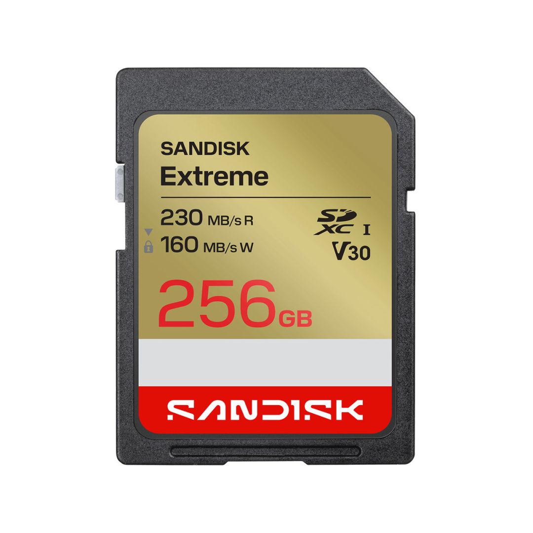 Memóriakártya Sandisk 256GB SDXC Extreme GO UHS-I U3 V30