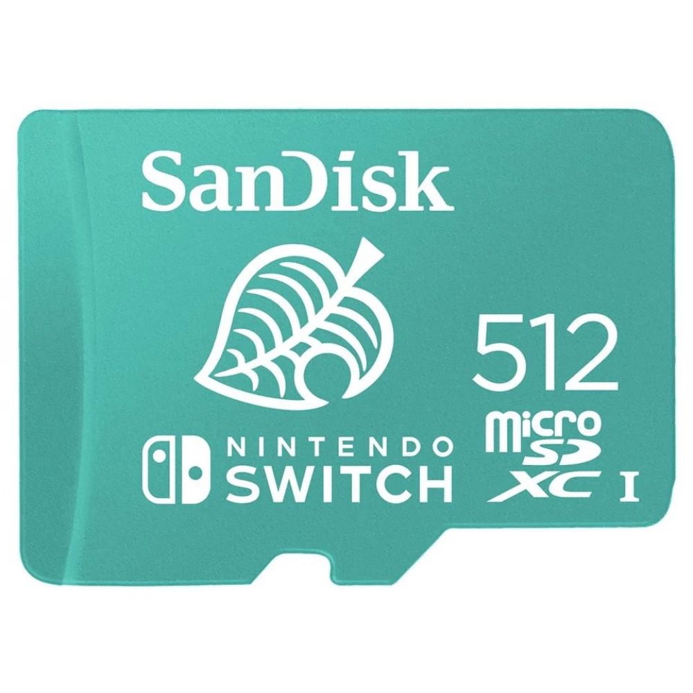 Memóriakártya Sandisk 512GB SD microSDXC Class 10 UHS-I U3 Nintendo Switch