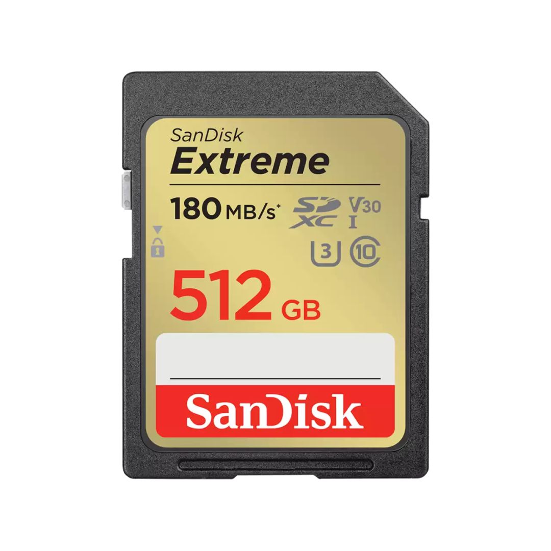 Memóriakártya Sandisk 512GB SDXC Class 10 U3 V30 Extreme Memóriakártya Sandisk 512GB SDXC Class 10 U3 V30 Extreme