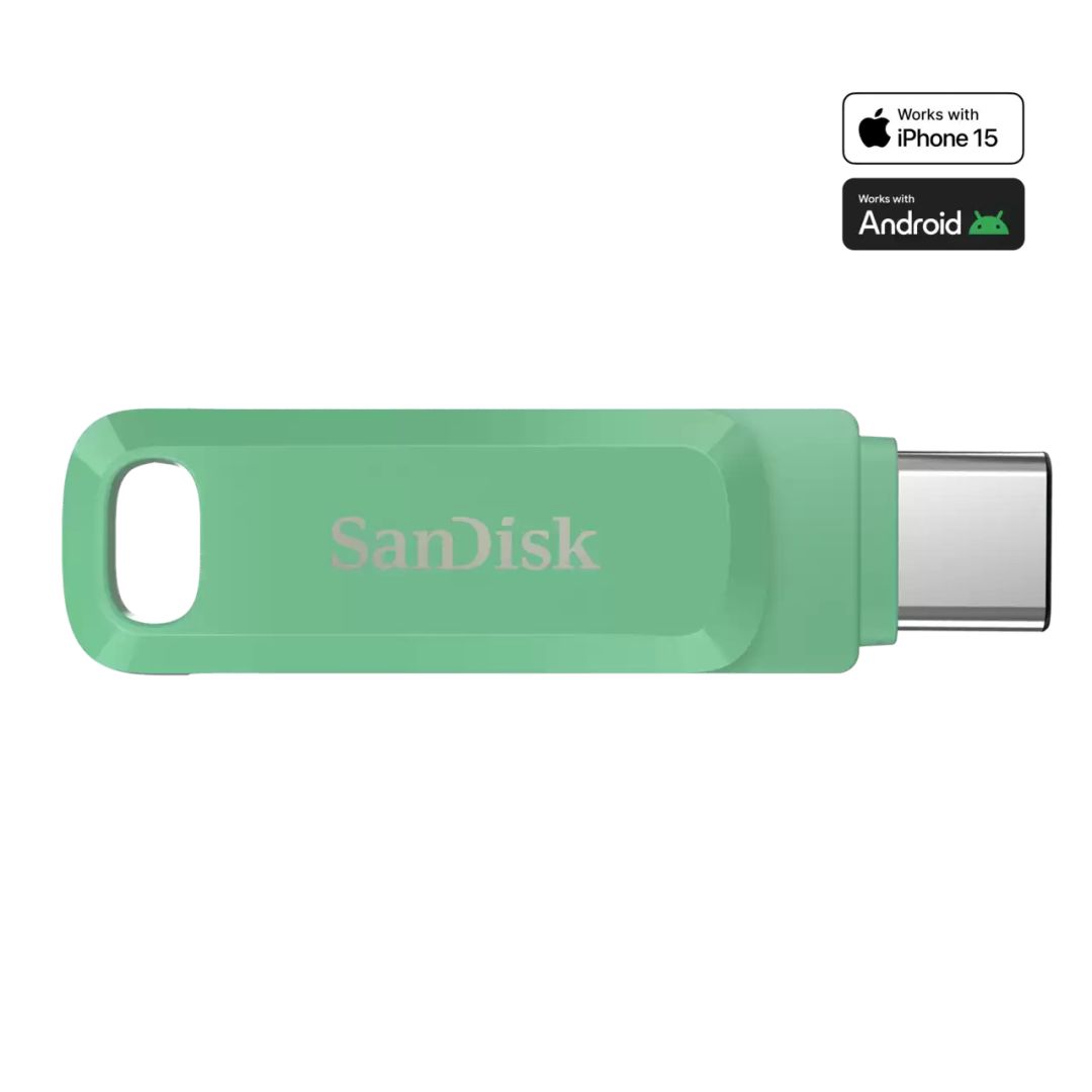 USB Flash RAM Sandisk 64GB Ultra Dual Drive Go Type-C USB3.2 Absinthe Green USB Flash RAM Sandisk 64GB Ultra Dual Drive Go Type-C USB3.2 Absinthe Green