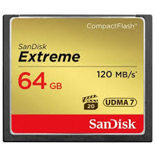 Memóriakártya Sandisk 64GB Compact Flash Extreme
