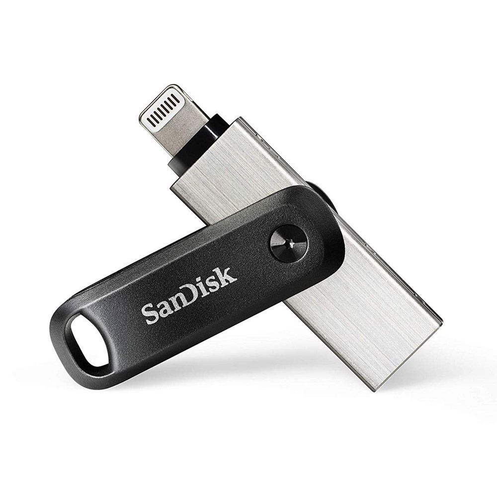 USB Flash RAM Sandisk 64GB iXpand flash Drive Go Black/Silver USB Flash RAM Sandisk 64GB iXpand flash Drive Go Black/Silver