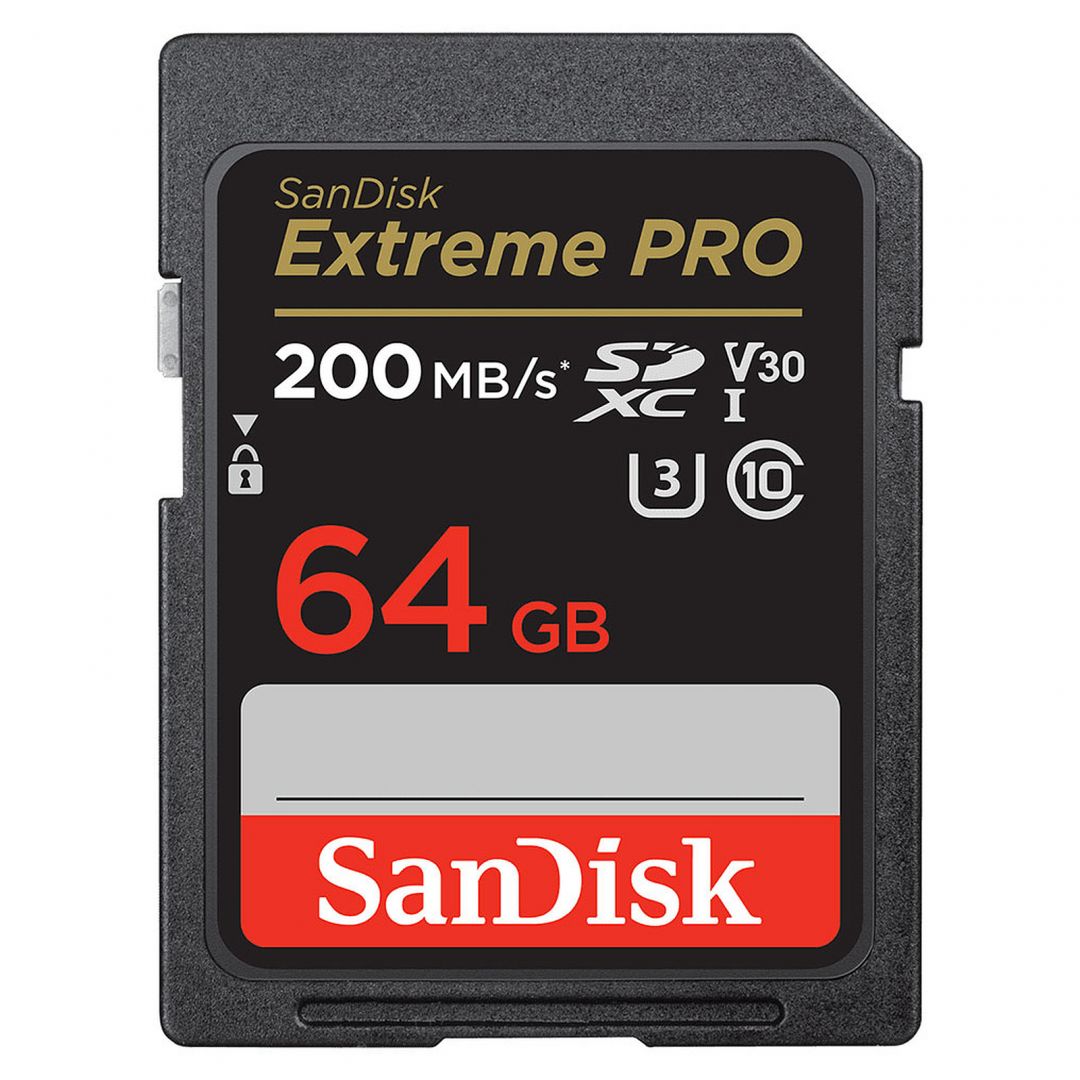 Memóriakártya Sandisk 64GB SDXC Class 10 U3 V30 Extreme Pro Memóriakártya Sandisk 64GB SDXC Class 10 U3 V30 Extreme Pro