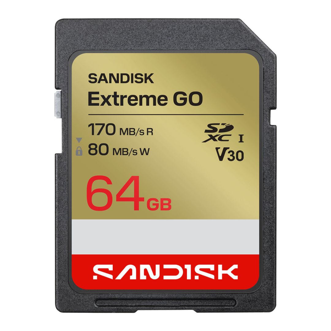 Memóriakártya Sandisk 64GB SDXC Extreme GO UHS-I U3 V30 Memóriakártya Sandisk 64GB SDXC Extreme GO UHS-I U3 V30