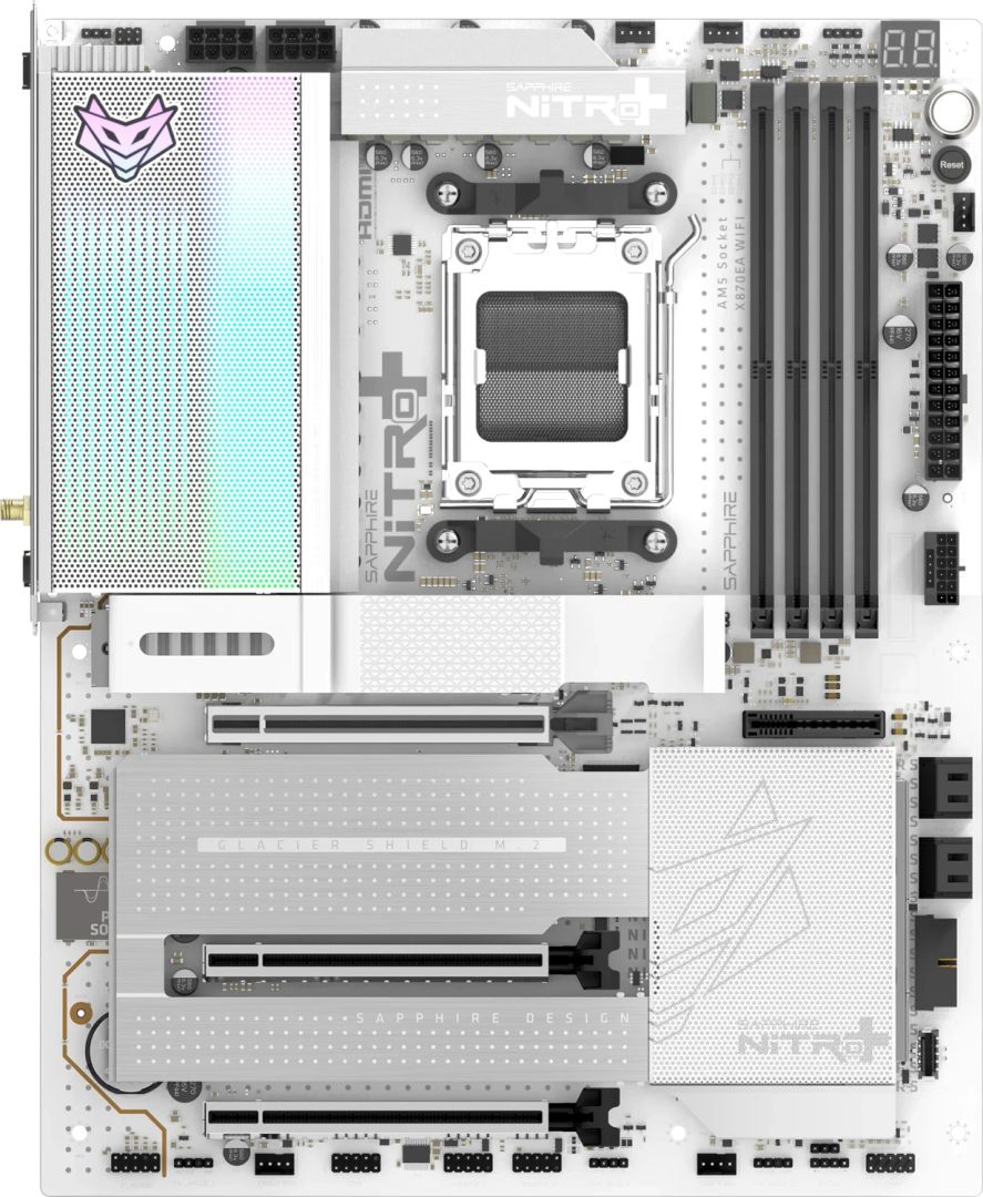 Alaplap Sapphire NITRO+ X870EA PHANTOMLINK POLAR EDITION