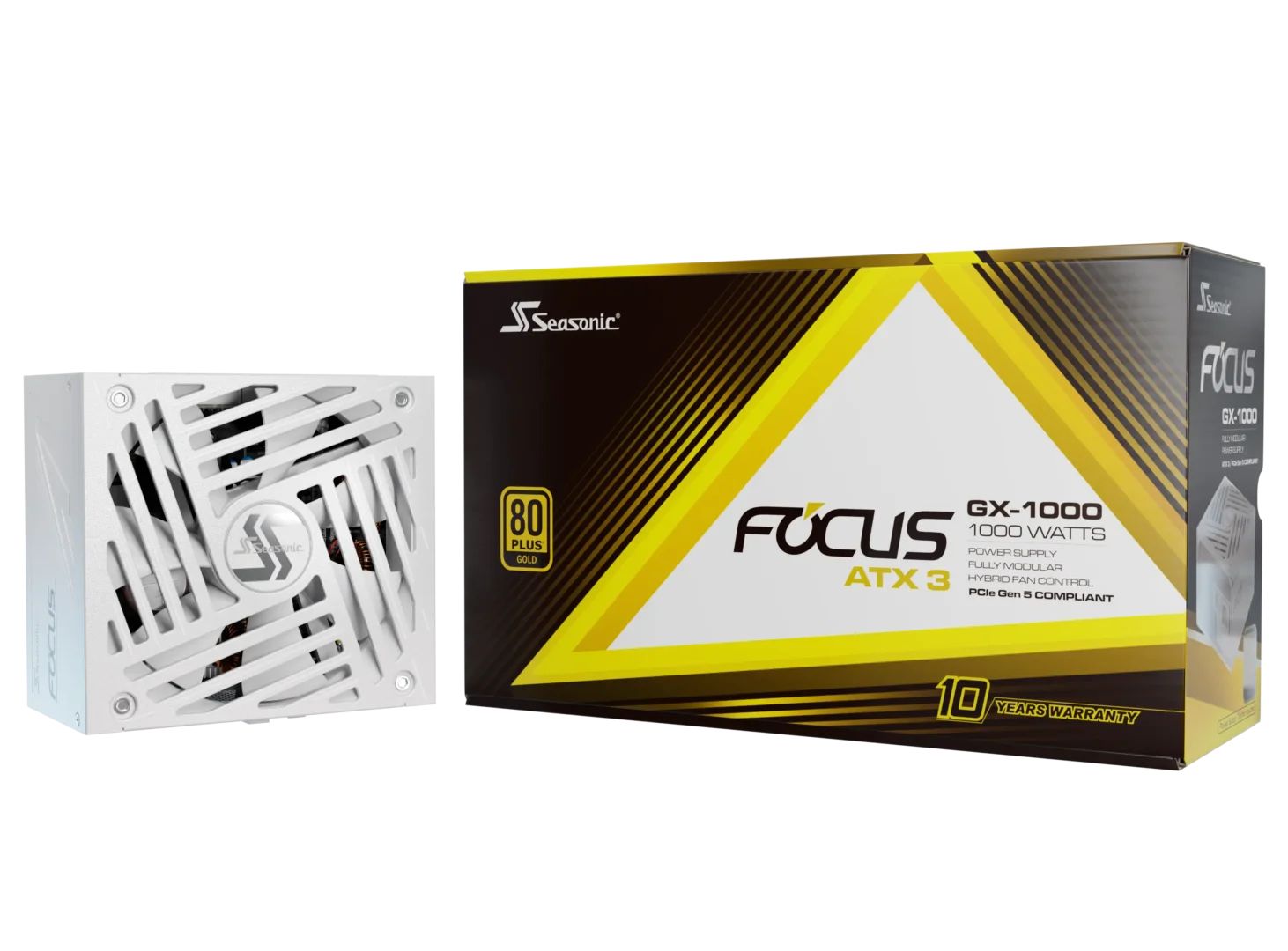 Seasonic 1000W 80+ Gold Focus GX White Edition Seasonic 1000W 80+ Gold Focus GX White Edition