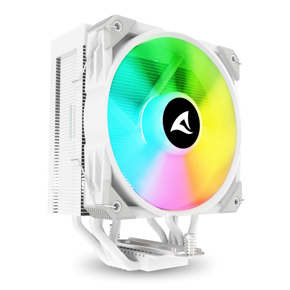 Ventilátorok, Hűtők, Előlapi panelek Sharkoon A50 RGB Air Cooling White Ventilátorok, Hűtők, Előlapi panelek Sharkoon A50 RGB Air Cooling White