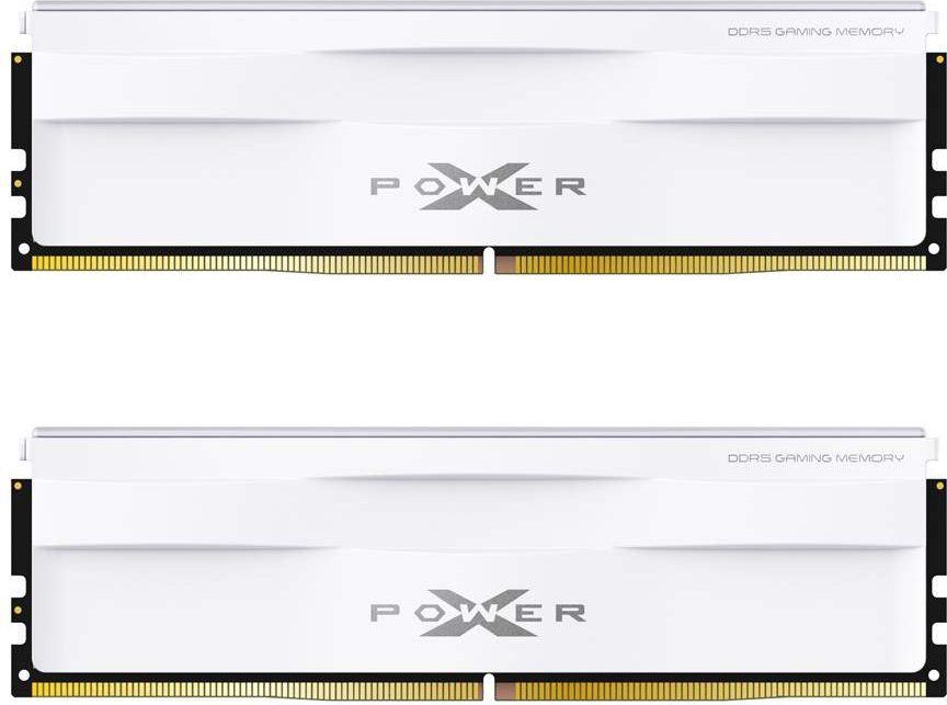 Memória Silicon Power 32GB DDR5 6000MHz Kit(2x16GB) XPower Zenith Gaming White